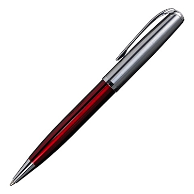 BOGOTA ballpoint pen, maroon/silver
