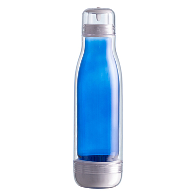 SMART skleněná termolahev 520 ml, modrá