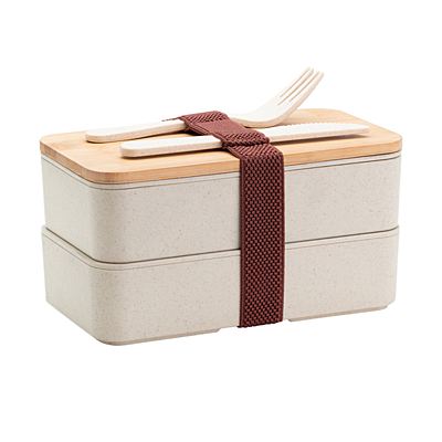 BLISS lunch box, brown