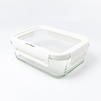 DELECT skleněná obědová krabička 900 ml, transparentní