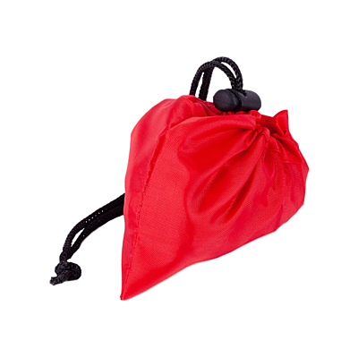 FOLDING BAG foldable shopping bag, red