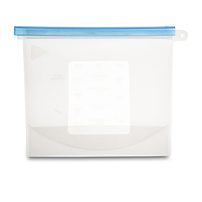 SILICFRESH silicone food bag, 1000ml, blue