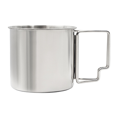 POKHARA 350 ml tourist mug, silver
