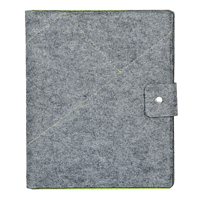 ECO TAB plstěný obal na tablet,  šedá/zelená