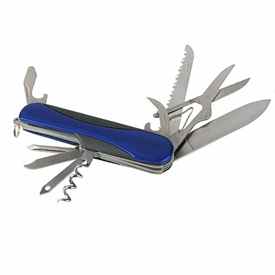 KASSEL kapesní nůž 10 funkcí, modrá
