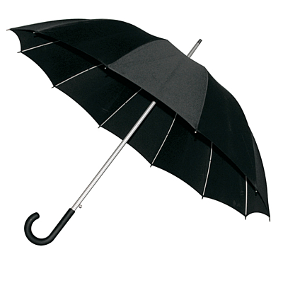 BASEL automatický dáždnik, čierna