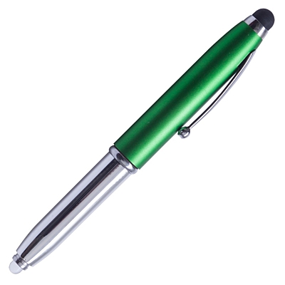 LED PEN LIGHT kuličkové pero s LED svítilnou a stylusem