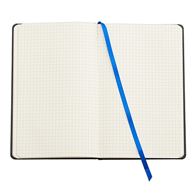 SEVILLA zápisník se čtverečkovanými stranami, modrá/černá