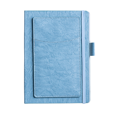 SAVONA zápisník s odnímateľným magnetickým vreckom, modrá