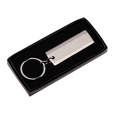 RULER RING přívěsek na klíče,  stříbrná