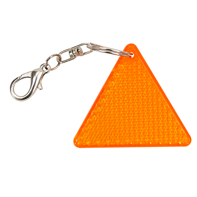 SEGURO reflective key ring,  orange/yellow