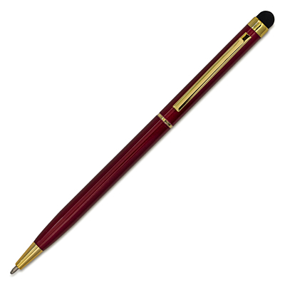 TOUCH TIP GOLD kovové kuličkové pero se stylusem