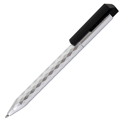 DIAMANTINE ballpoint pen,  silver