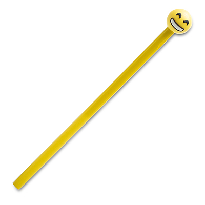 SMILE ceruzka s usmievavou tvárou, žltá