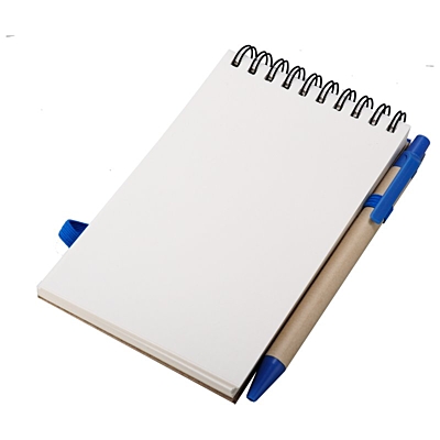 KRAFT zápisník s čistými stranami a perem