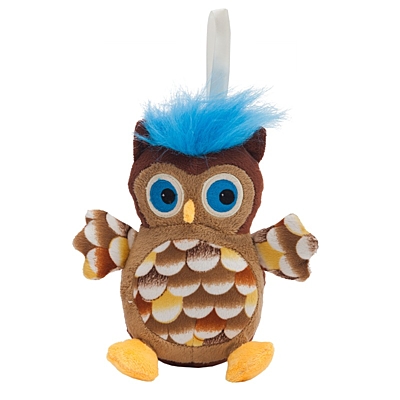 OWL plush toy,  brown
