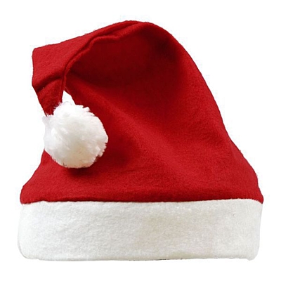 SANTA BIG vianočná čiapka, červená/biela